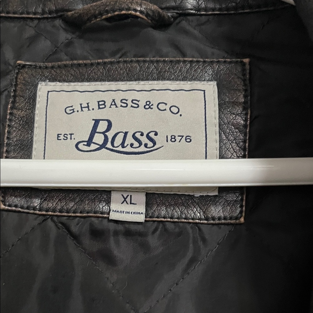Bass Dark Brown Leather Jacket - Picture 2 of 8